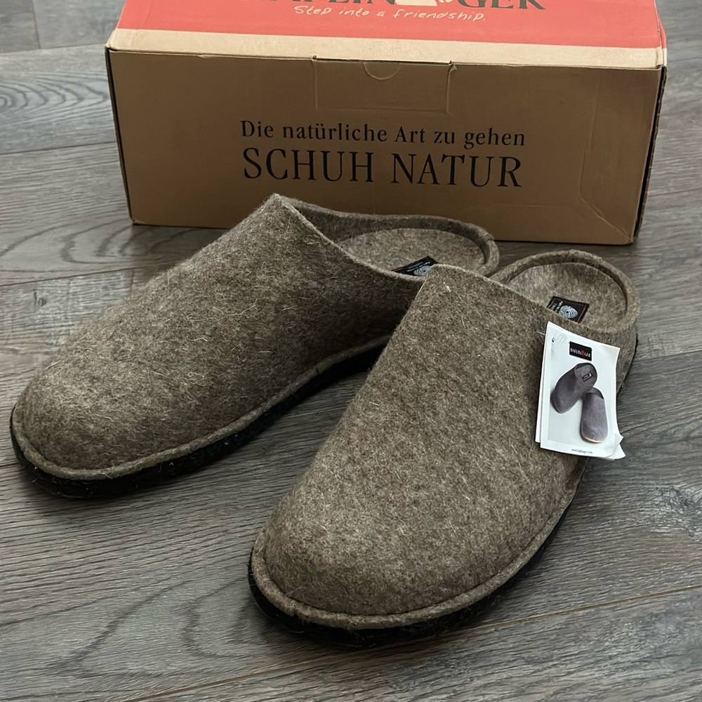 German Wool Ugg Slippers Loafers - Birkenstock